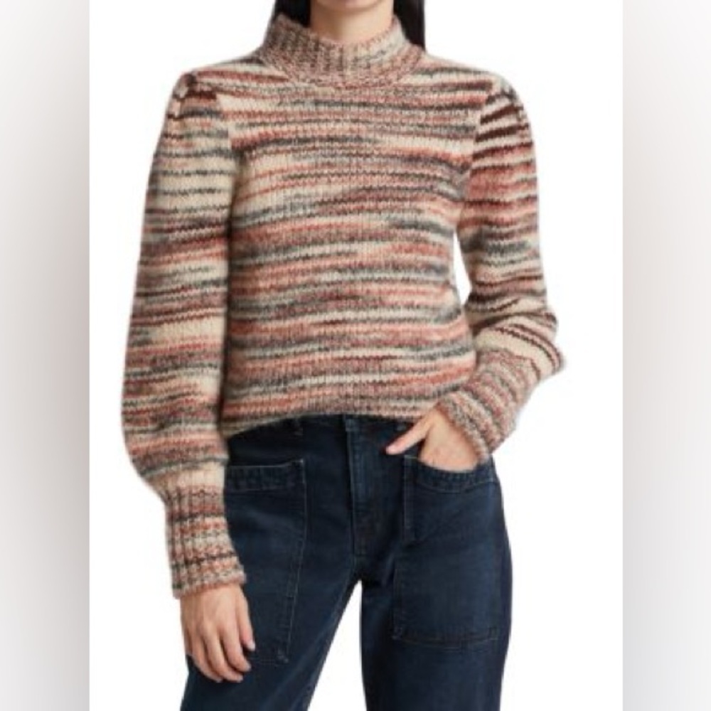 Veronica Beard Multicolor Turtleneck Sweater - image 5